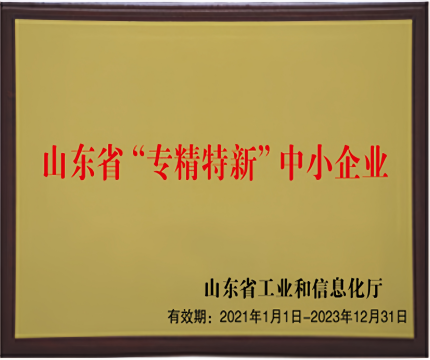山东省专精特新中小企业